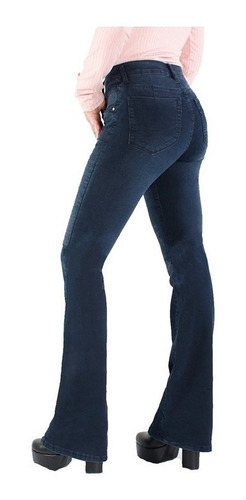 Jean Mujer Oxford Elastizado Calce Perfecto Azul
