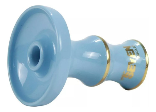 Rosh Cerâmica Queimador Seven Small Hookah- Azul Bebe