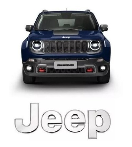 Emblema Capô Jeep Renegade 2015 2016 2017 2018 2019 2020