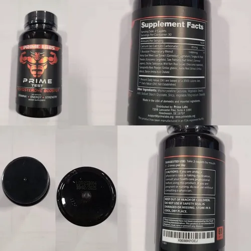 Potenciador De Testosterona Prime Labs Prime Test 60 Comprim