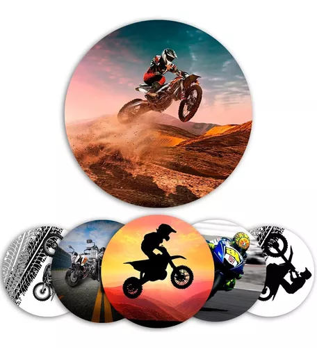Quadro Tela Motocross Moto Motocicleta Decorar 005