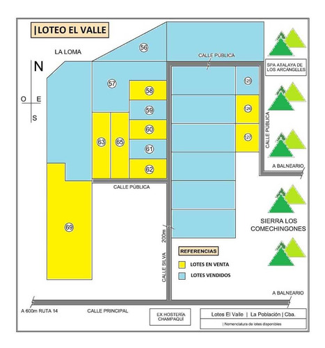 Terrenos En Venta En La Población, Traslasierra, 3200 M2
