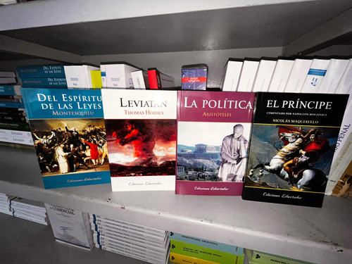 Leviatán + La Política + El Príncipe + Espíritu Leyes. Pack