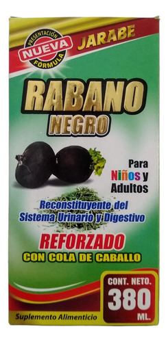Rabano Negro Reforzado Tonico 380ml