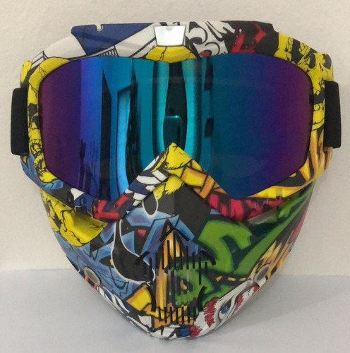 Mascara Protección Moto Motocross Bicicleta Bici Lentes