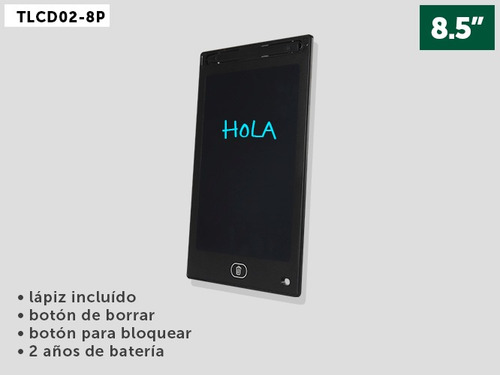 Pizarra Magica Tableta Lcd Dibujo Escritura Lapiz 50 Piezas