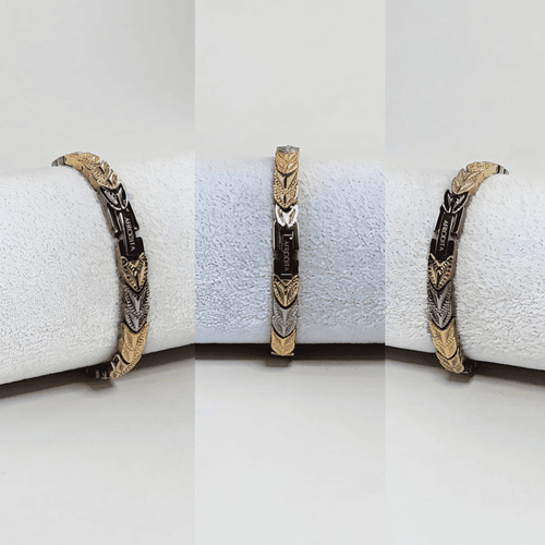 Pulsera Magnética Titanio Con Imanes Ndfeb Modelo Ysmgb-30