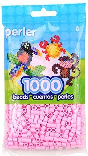 Compra Al Por Mayor: Perler Beads, 1000 Unidades, Rosa Claro