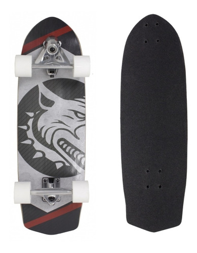 Skate Swingboard Simulador Surf Truck Giratório Pro Red Nose