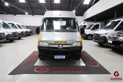 Imagem 2 de 13 de Peugeot Boxer T.a. 2010/2011 20 Lugares Prata
