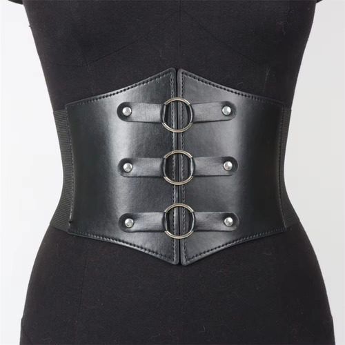 Faja Remarca Cintura Estilo Gótico Corset Con Botones Dama