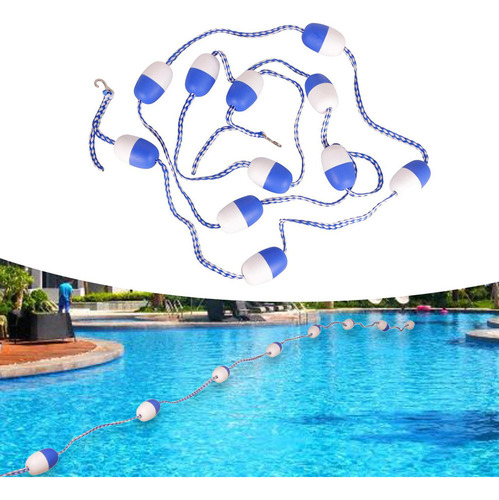 . Kit Flotador Cuerda Seguridad For Piscinas Flotadores Boya
