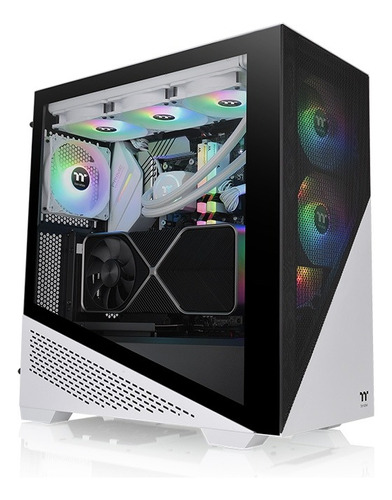 Gabinete Thermaltake Divider 370 Tg Snow Argb Mid Tower Atx