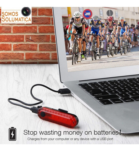 Luces De Seguridad Bicicleta - Kit Luz Trasera Y Delantera