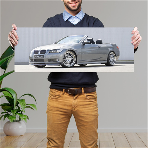 Cuadro 30x80cm Auto 2007 Bmw 3 Series Convertibl 505