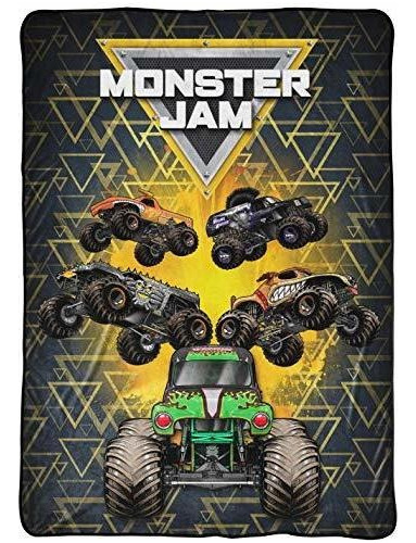 Manta Monster Jam Mj Life  Mide 62 X 90 Pulgadas  Ropa ...