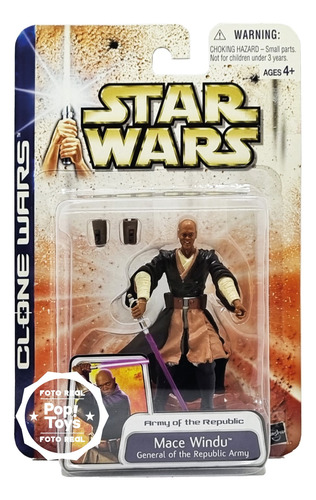 Hasbro - Star Wars - Clone Wars - Mace Windu General