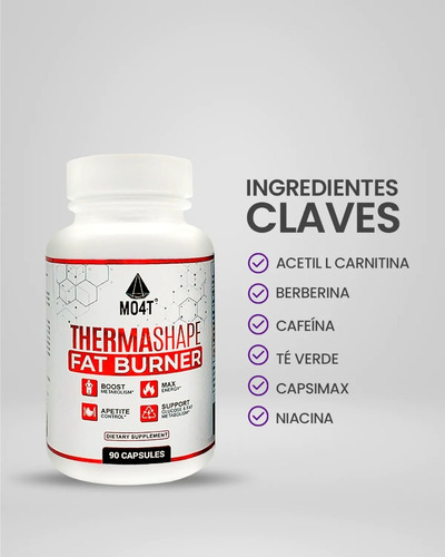 Imagen 3 de 8 de Thermashape Mo4t - Quemador De Grasa