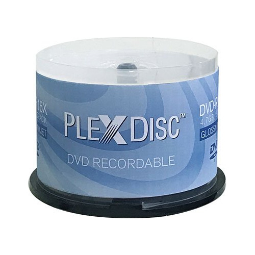 Plexdisc 16 X 4.7 Gb Blanco Brillante De Inyeccin De Tinta D