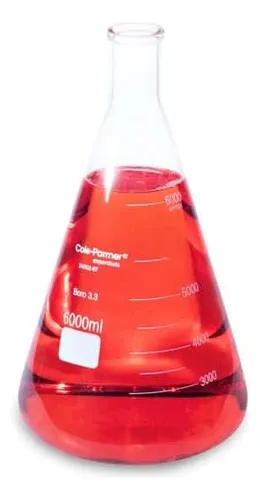 Erlenmeyer De Vidrio Cuello Angosto De 50 Ml- Ec