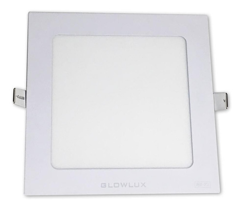 Imagen 2 de 9 de Panel Led Embutir 18w Cuadrado Luz Fría - Glowlux