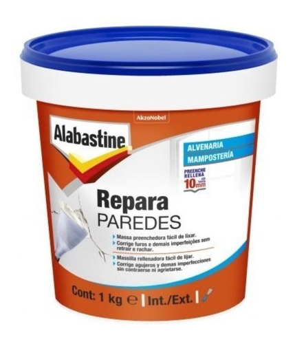 Repara Paredes Alabastine Blanco 1 Kg - Sagitario