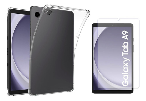 Capa Compatível Galaxy Tab A9 Tela 8.7 + Pelicula Vidro