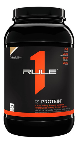 Rule One Proteína 100% Whey Protein Isolate 30servs Sabor Cookies & Crème