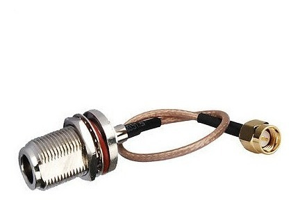 Pigtail Sma Macho A N Hembra Coaxial Rg316 30cm