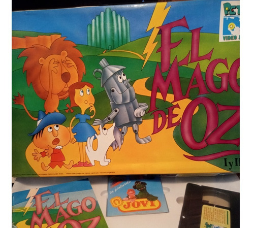 Juego Mesa Didáctico Con Vhs Con Cuento P Colorear Mago Oz