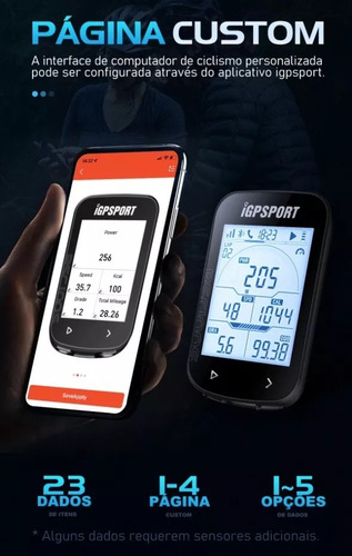 Gps Igpsport Bsc100s Ciclocomputador Mtb E Speed P/ Strava