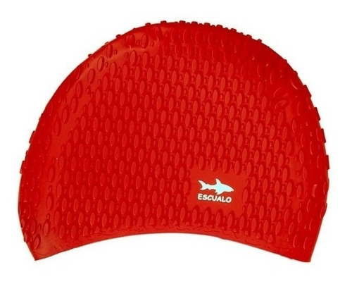 Gorra Natacion Modelo Bubble Roja - Escualo ¡ ! Color Rojo Talla Unitalla Diseño De La Tela Silicon