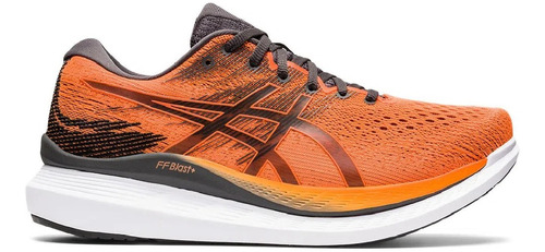 Tenis Asics Glideride 3 Shocking Orange  Black