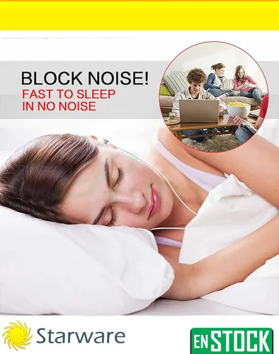 Auriculares Para Dormir Sleep In Ear Block Noise Microfono
