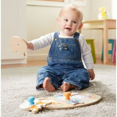 Rompecabezas Con Clavijas Grandes: Granja De Melissa & Doug