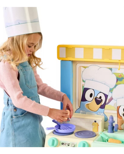 Mini Cocina Bluey Con Accesorios Original Set Cocinita