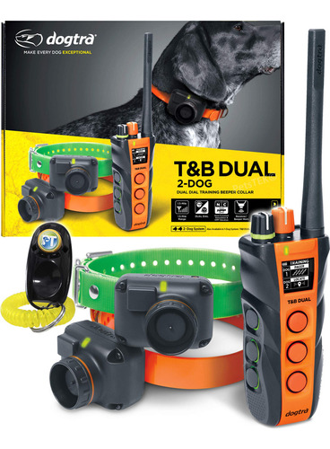 Dogtra T&b - Collar De Entrenamiento Remoto Para 2 Perros Co