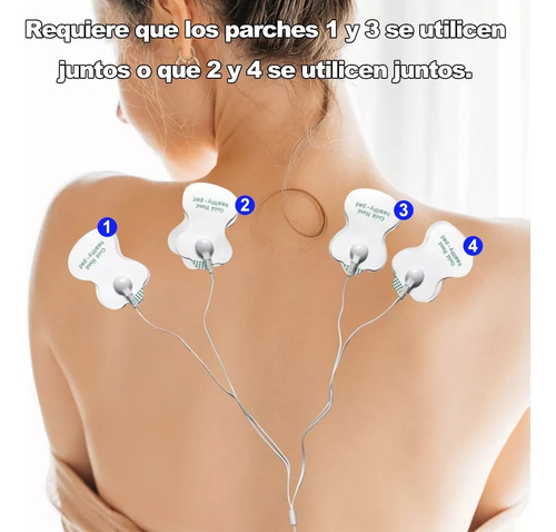 Tens Ems Electroestimulador De 8 Pulso Muscular Masajeador