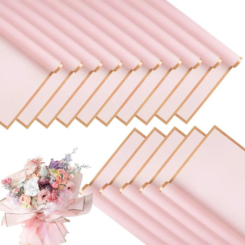 100 Hojas De Papel De Embalaje De Ramos Coreanos Impermeable