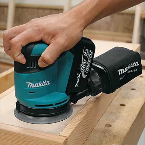 Lijadora Roto-orbital 18v 125mm C/batería Makita Dbo180rfe