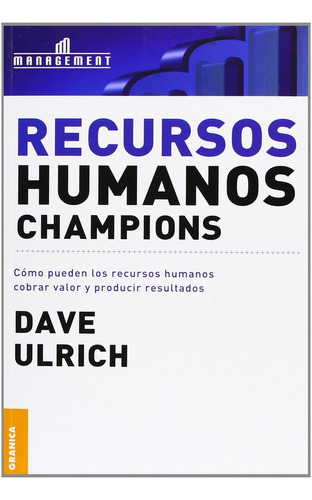 Recursos Humanos Champions - Ulrich, Dave