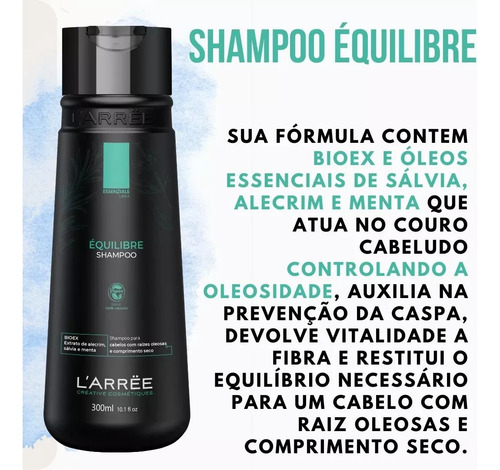 Shampoo Equilibre Cabelos Oleosos - Larree