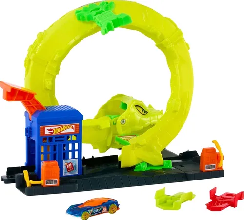 Hot Wheels City Pista Ataque De Serpiente