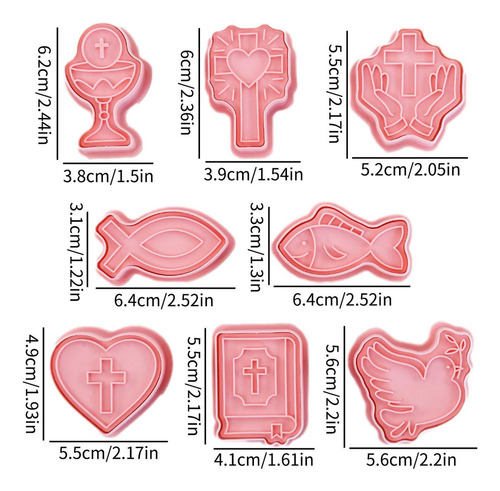 Z Juego De Moldes Para Galletas De Comunión Moldes Para