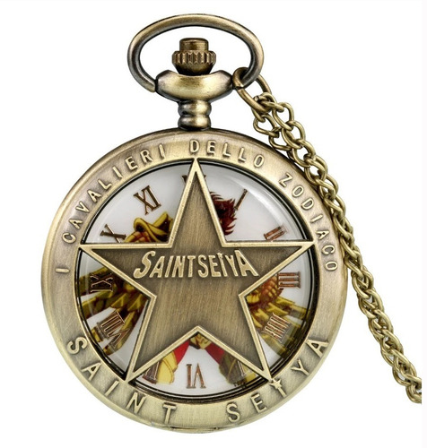 Reloj De Bolsillo Saint Seiya. Colgante. Seiya Sagitario.