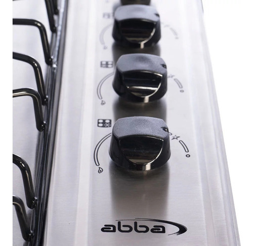 Estufa De Empotrar Abba 4 Puestos Glp Cg 4pl Ea Acero Inox Color Acero Inoxidable