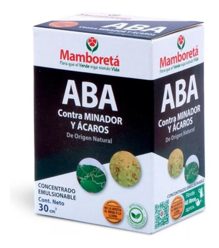 Imagen 1 de 5 de Insecticida Acaricida Mamboreta Aba Minador Acaros 30 Cm3