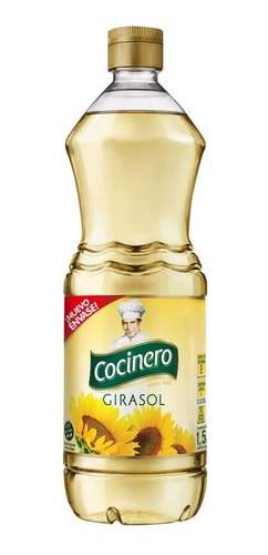 Aceite Cocinero Girasol 1,5lt. Pack  6 Unidades 
