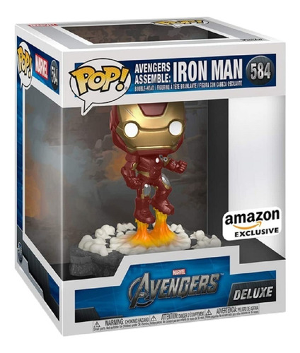 Funko Pop Marvel Avengers Assemble Iron Man Deluxe Amazon