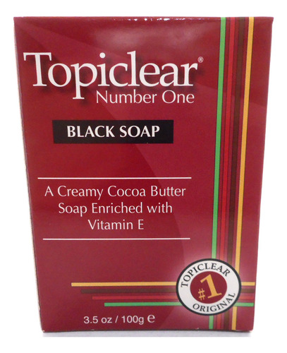 Topiclear Jabon Negro Numero Uno - 3.5oz